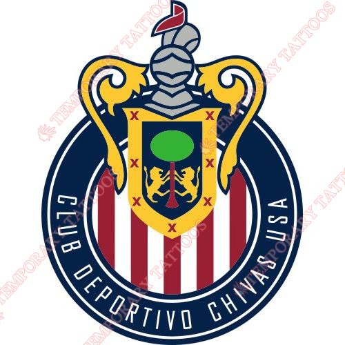 Club Deportivo Chivas USA Customize Temporary Tattoos Stickers NO.8289